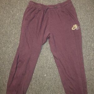 Nike Maroon Joggers